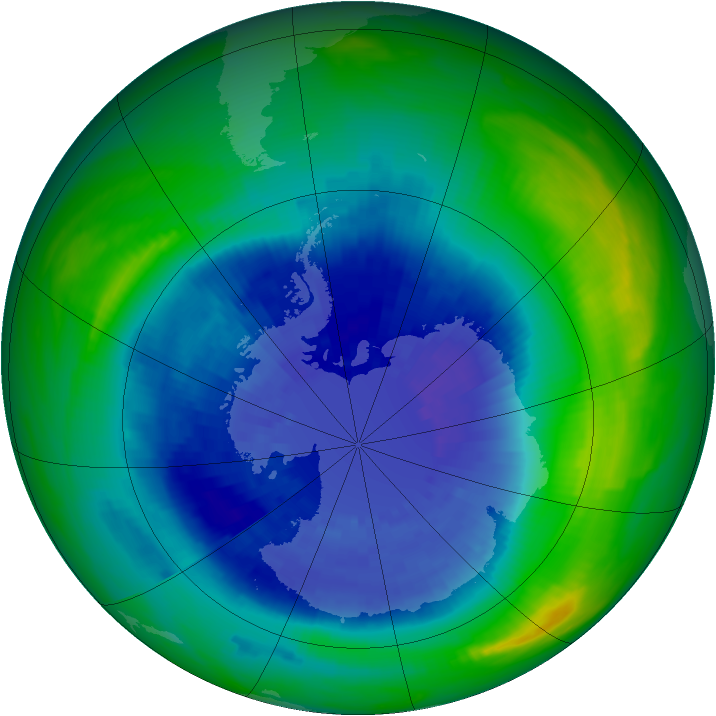 Ozone Map 1989-09-15